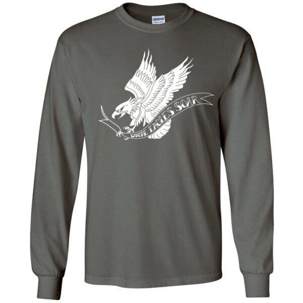 Alternative view of White Eagle | Long-Sleeve Cotton Tee | Multiple Colors