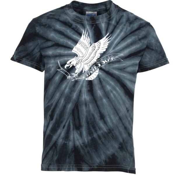 Alternative view of White Eagle | Eastern Elementary Tie-Dyed Tee | Multiple Colors