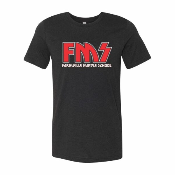 Farmville Middle School | Short-Sleeve T-Shirt | FMS KIss Design | Multiple Colors