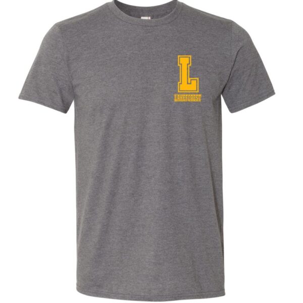 Lakeforest Heathered Tee | Collegiate L Logo | Multiple Colors