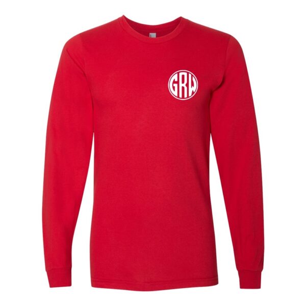 Alternative view of GR Whitfield | Monogram || Long-Sleeve Tee | Multiple Colors