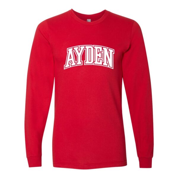 Alternative view of Ayden Schools  | Arch Logo | Long-Sleeve Tee | Multiple Colors