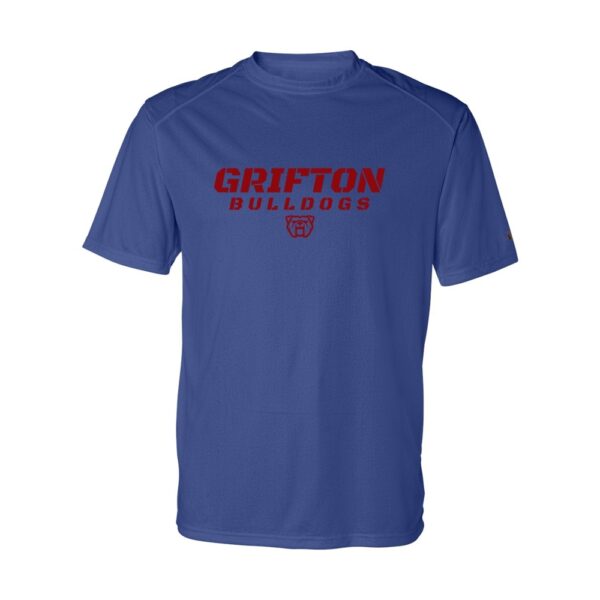 Alternative view of Grifton School | Slant Design |  Performance Tee | Multiple Colors