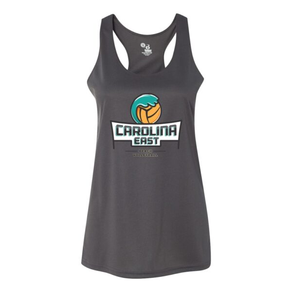 Alternative view of Carolina East Beach Volleyball | Badger Performance Racerback Tank Top