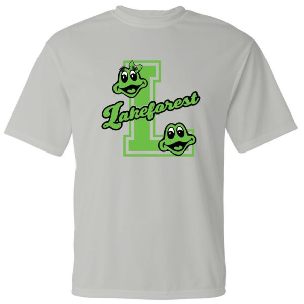 Alternative view of Lakeforest Basic Performance Tee | L Logo | Multiple Colors