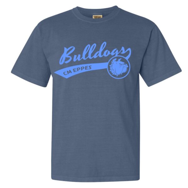 Alternative view of CM Eppes Comfort Colors Tee | Script | Multiple Colors