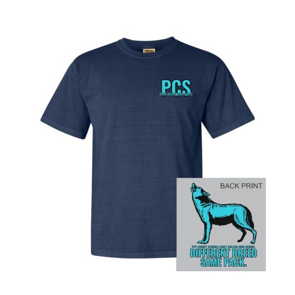 Alternative view of PCS ECHS | PCS Front/Back Print | Comfort Colors | Multiple Colors