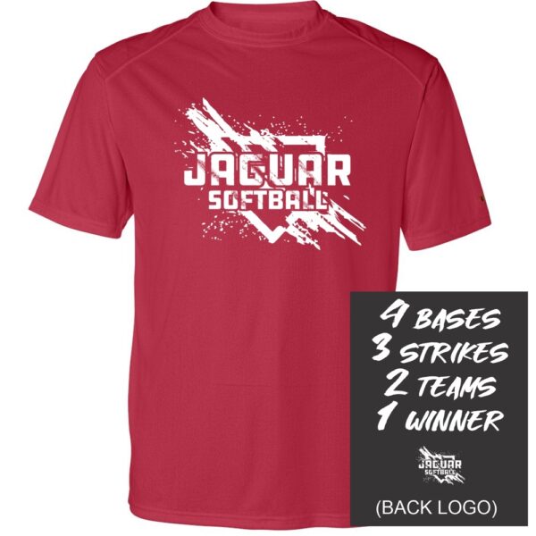 Alternative view of EB Aycock Softball Basic Performance T-Shirt | 2020 Softball Logo | Youth & Adult Sizes