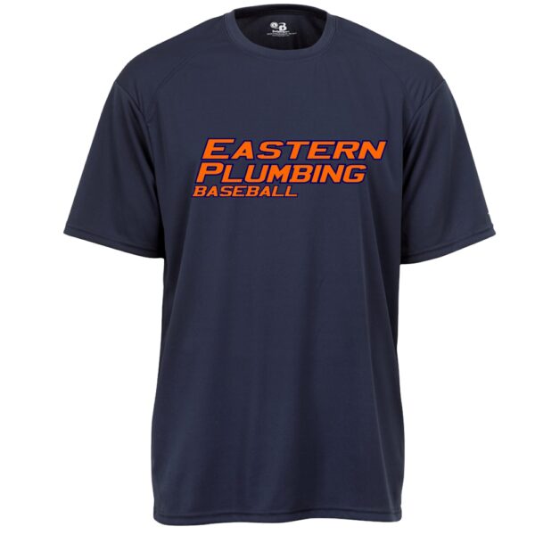 Eastern Plumbing Basic Performance Tee | Eastern Logo