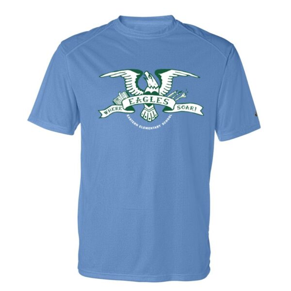 Alternative view of Green Eagle | Eastern Elementary Performance Tee | Multiple Colors