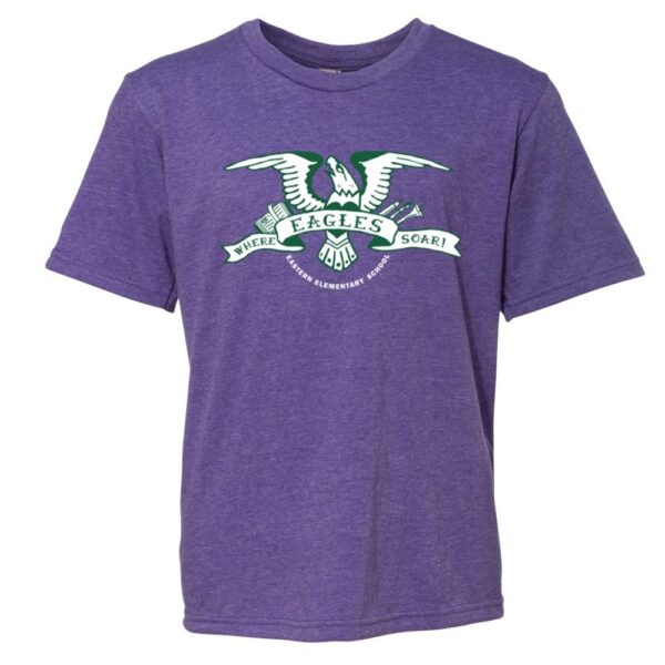 Alternative view of Green Eagle | Eastern Elementary Cotton Tee | Multiple Colors