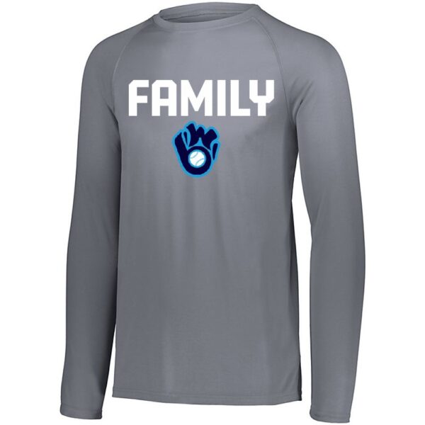 Brown & Wood Baseball Long-Sleeve Performance Tee | Family