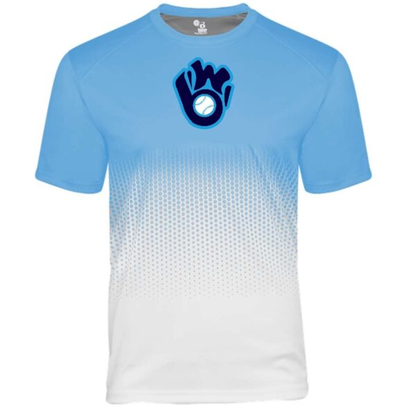 Brown & Wood Baseball | Hex Short-Sleeve Performance T-Shirt