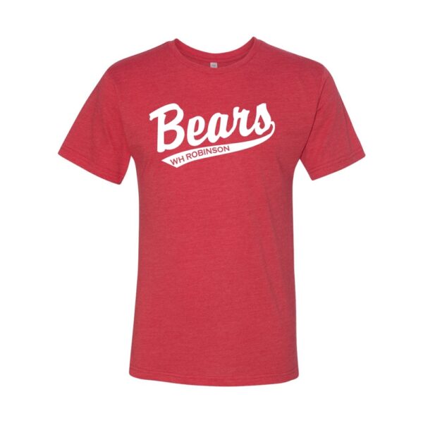 Alternative view of WH Robinson | Bears Script | Cotton T-Shirt | Multiple Colors