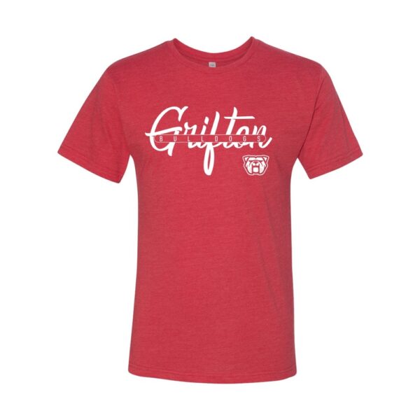 Alternative view of Grifton School | Script Design |  Cotton Tee | Multiple Colors