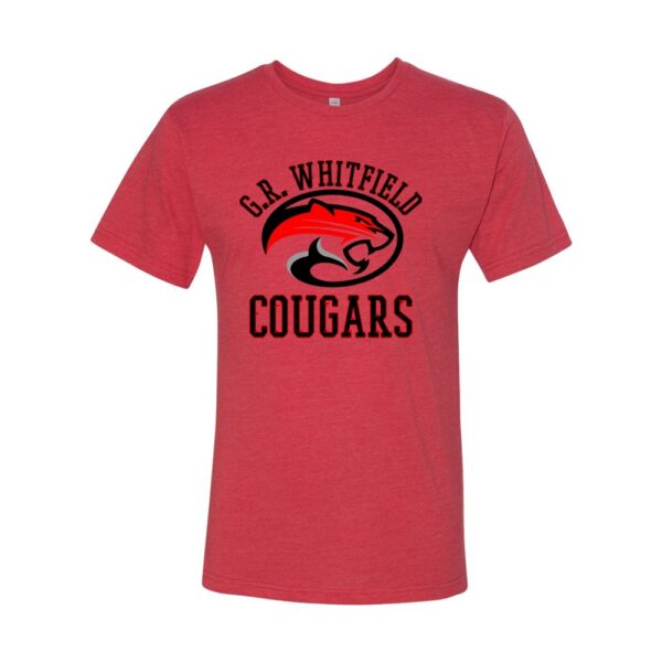 Alternative view of GR Whitfield | Cougar Head Logo | Cotton Tee | Multiple Colors
