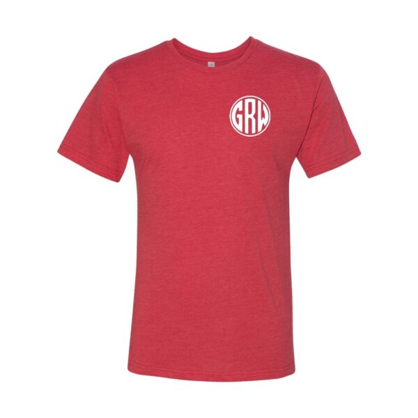 Alternative view of GR Whitfield | Monogram | Cotton Tee | Multiple Colors