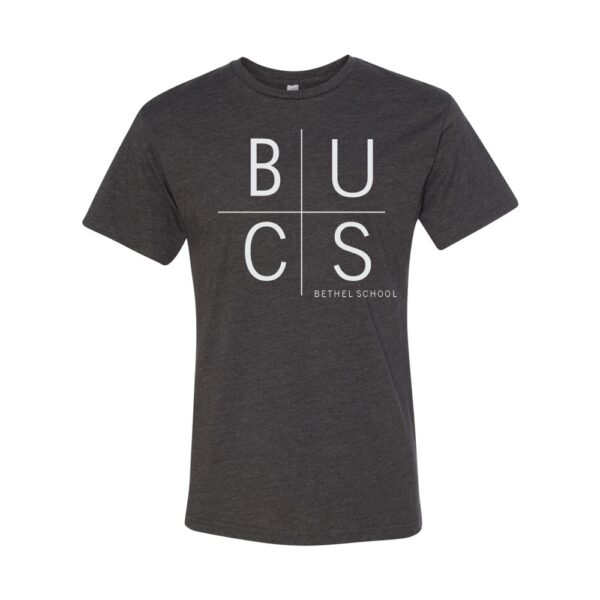Alternative view of Bethel School | BUCS Logo | Cotton Tee |  Multiple Colors