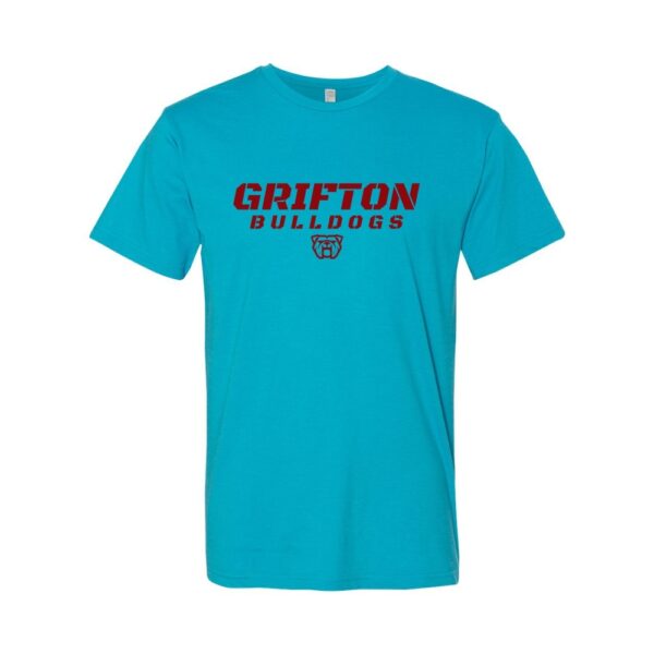 Alternative view of Grifton Bulldogs | Slant Print | Cotton Tee | Multiple Colors