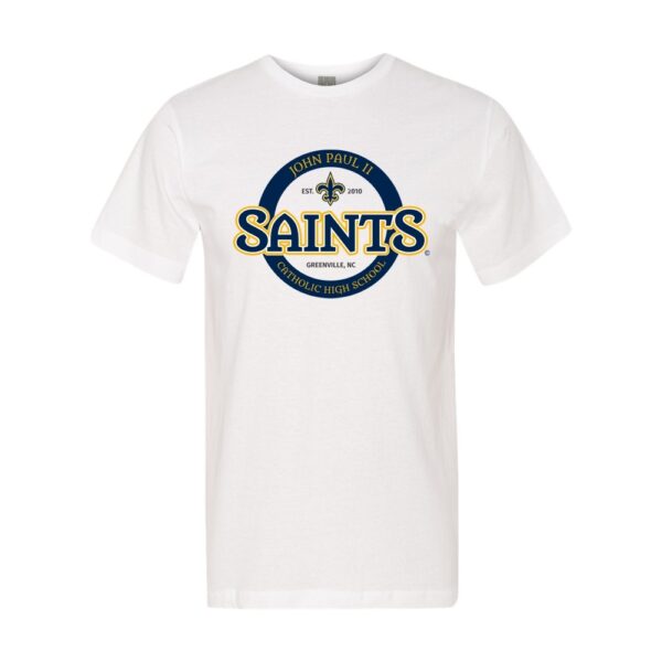 Alternative view of John Paul II Circle Logo Tee | Multiple Colors