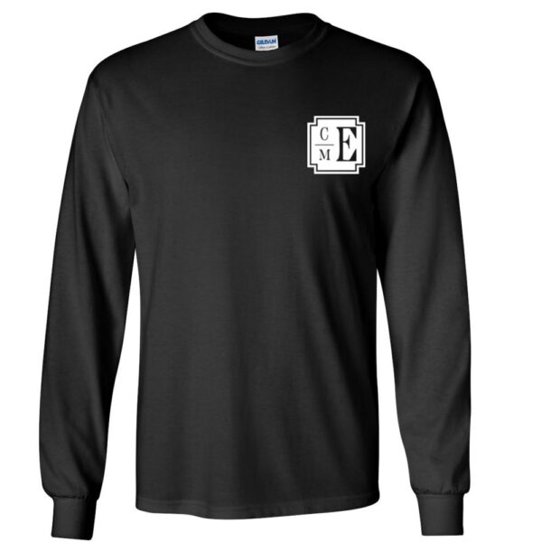Alternative view of CM Eppes Long-Sleeve Tee | Monogram | Multiple Colors