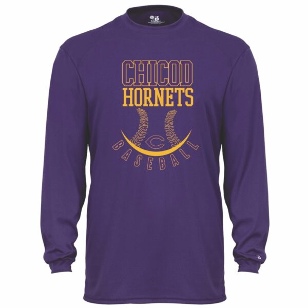 Alternative view of Chicod Baseball Long-Sleeve Performance Tee | Multiple Colors