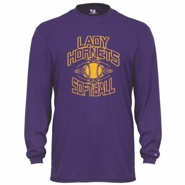 Alternative view of Chicod Softball Long-Sleeve Performance Tee | Multiple Colors