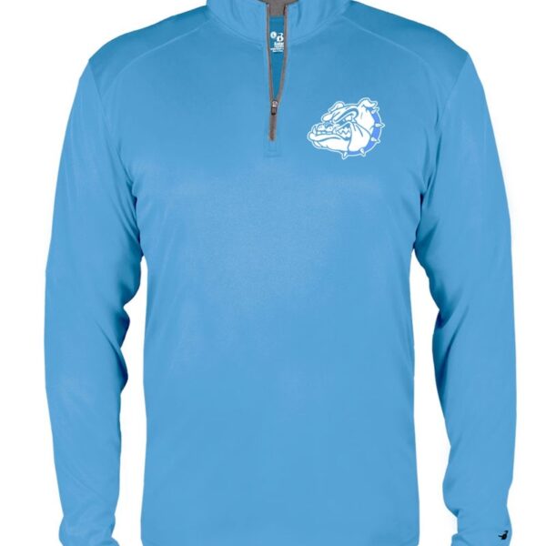 Alternative view of CM Eppes Bulldogs Performance 1/4 Zip | Bulldog
