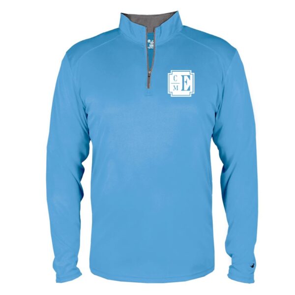 Alternative view of CM Eppes Bulldogs Performance 1/4 Zip | Monogram