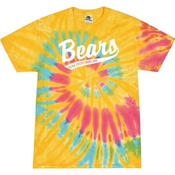 WH Robinson Tie Dye Cotton Tee | Script Logo | Multiple Colors