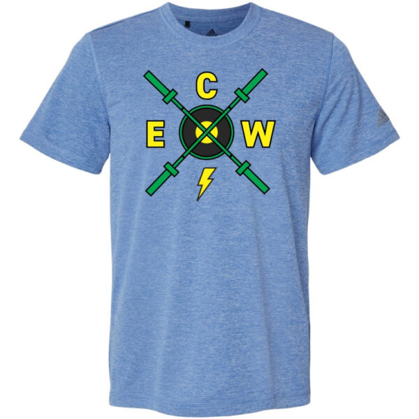 Alternative view of East Carolina Weightlifting | Adidas Sport Tee | Ladies & Unisex