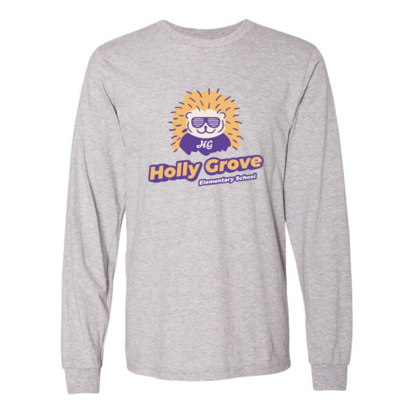 Alternative view of Holly Grove Elementary | Sunny Hedgie Design | Long-Sleeve Cotton Tee