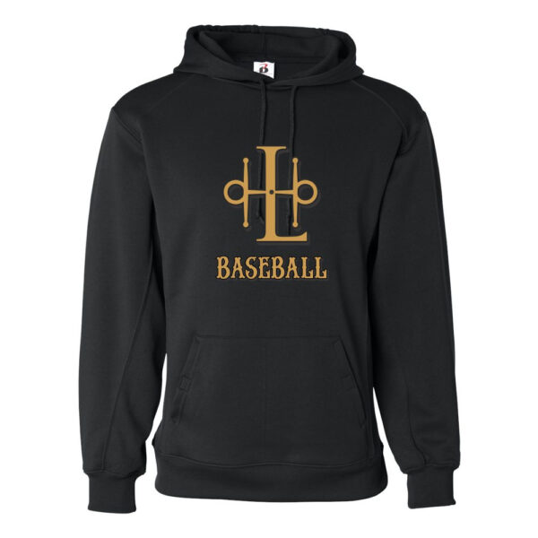 Alternative view of Lee & Harrell Baseball | LH Logo | Performance Hoodie