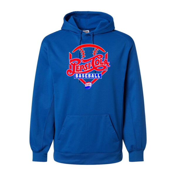 Alternative view of Pepsi Baseball | Fleece Performance Hoodie | Diamond Ball Logo
