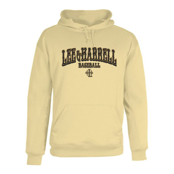 Alternative view of Lee & Harrell Baseball | Word Arch Logo | Performance Hoodie