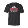 South Central Volleyball | Long-Sleeve Performance T-Shirt | Falcons Volleyball Logo
