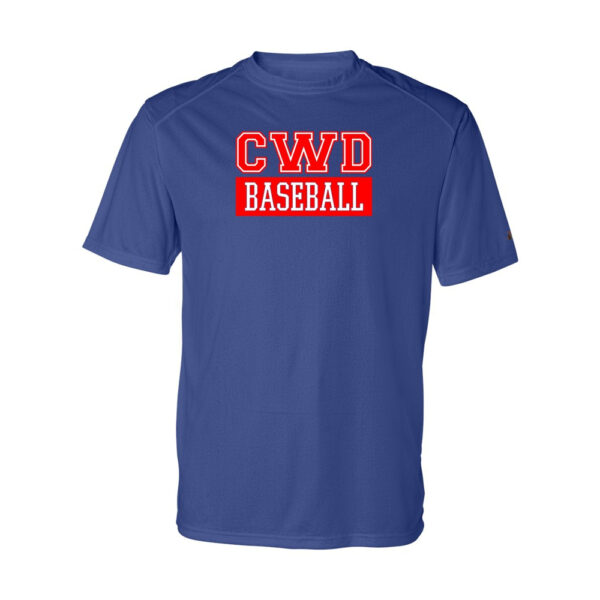 Alternative view of CWD | CWD Baseball Logo | Basic Performance Tee