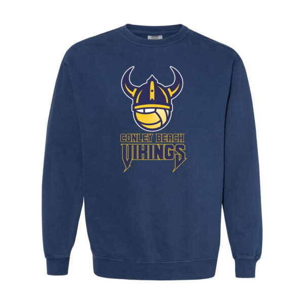Alternative view of Conley Beach | Comfort Color Crewneck Sweatshirt