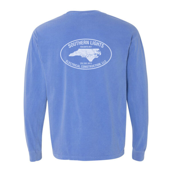 Alternative view of Southern Lights | Long-Sleeve POCKET Comfort Colors