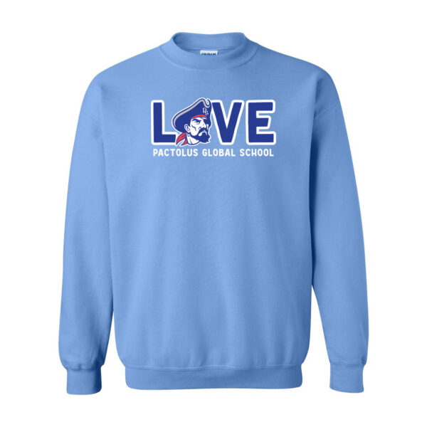 Alternative view of Pactolus Global | Love Design | Crewneck Sweatshirt