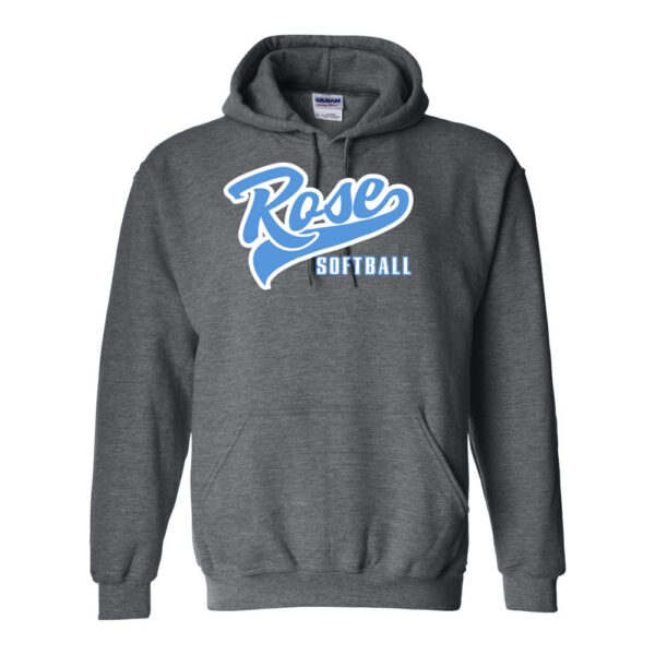 Alternative view of JH Rose Softball | Cotton Hooded Sweatshirt | Multiple Colors
