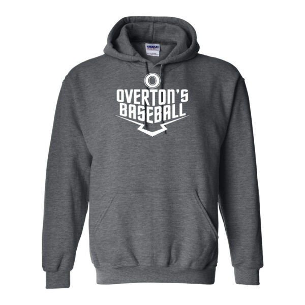 Alternative view of Overton's Baseball Cotton Hoodie | Plate Logo