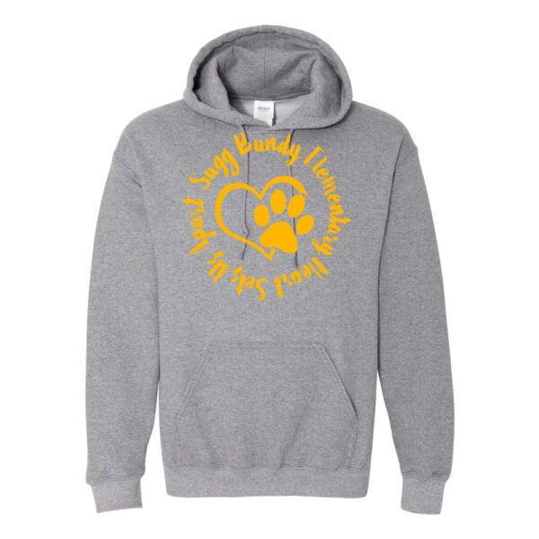 Sugg Bundy Elementary Cotton Hooded Sweatshirt | Heart Sets Us Apart | Multiple Colors