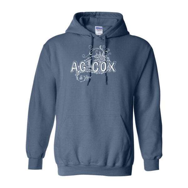 Alternative view of AG Cox Middle | Cotton Hooded Sweatshirt | Swirl Design