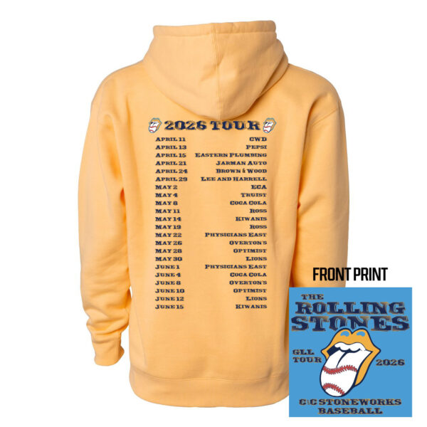 Alternative view of C&C Baseball | 2026 Concert Dates | Cotton Hooded Sweatshirt