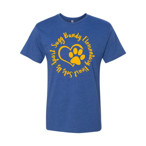 Alternative view of Sugg Bundy Elementary Cotton Tee | Heart Sets Us Apart | Multiple Colors