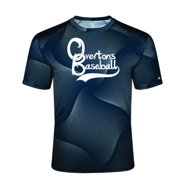 Overton's Baseball | Cursive Word Logo | Warp Tee