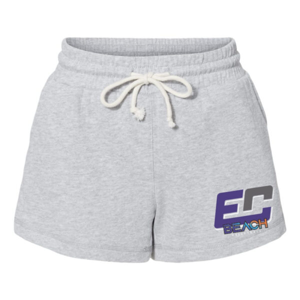 EC Beach | Women’s Enzyme-Washed Rally Shorts | EC Orange