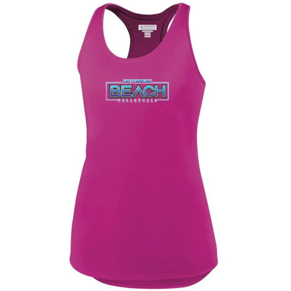 Alternative view of EC Beach | Women's Sojourner Tank | Word Logo