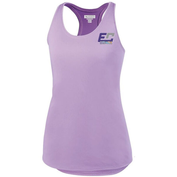 Alternative view of EC Beach | Women's Sojourner Tank | EC Orange Logo